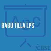Babu Tilla Lps Primary School Logo