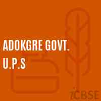 Adokgre Govt. U.P.S Secondary School Logo