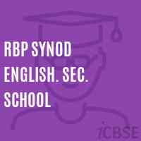Rbp Synod English. Sec. School Logo