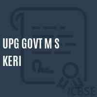 Upg Govt M S Keri Middle School Logo