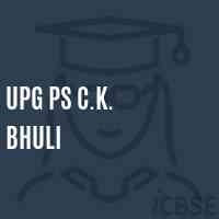Upg Ps C.K. Bhuli Middle School Logo