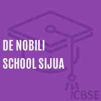 De Nobili School Sijua Logo