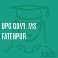 Upg Govt. Ms Fatehpur Middle School Logo