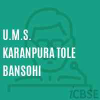 U.M.S. Karanpura Tole Bansohi Middle School Logo