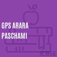Gps Arara Paschami Primary School Logo