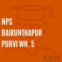 Nps Baikunthapur Purvi Wn. 5 Primary School Logo
