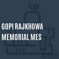Gopi Rajkhowa Memorial Mes Middle School Logo