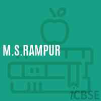 M.S.Rampur Middle School Logo