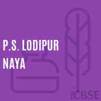 P.S. Lodipur Naya Primary School Logo
