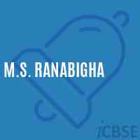 M.S. Ranabigha Middle School Logo
