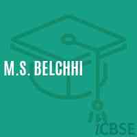 M.S. Belchhi Middle School Logo