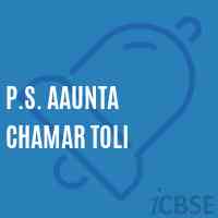 P.S. Aaunta Chamar Toli Primary School Logo