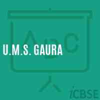 U.M.S. Gaura Middle School Logo