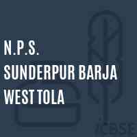 N.P.S. Sunderpur Barja West Tola Primary School Logo
