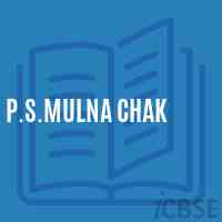 P.S.Mulna Chak Primary School Logo