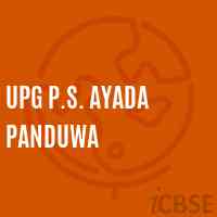 Upg P.S. Ayada Panduwa Primary School Logo