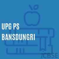 Upg Ps Bansdungri Primary School Logo