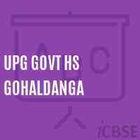 Upg Govt Hs Gohaldanga Secondary School Logo