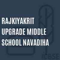 Rajkiyakrit Upgrade Middle School Navadiha Logo