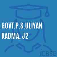 Govt.P.S.Uliyan Kadma, J2 Primary School Logo