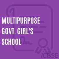 Multipurpose Govt. Girl'S School Logo