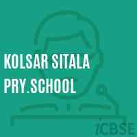 Kolsar Sitala Pry.School Logo