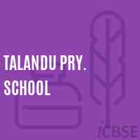 Talandu Pry. School Logo
