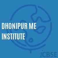 Dhonipur Me Institute Middle School Logo