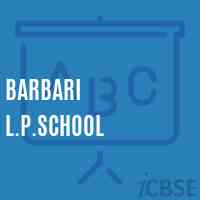 Barbari L.P.School Logo
