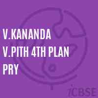 V.Kananda V.Pith 4Th Plan Pry Primary School Logo