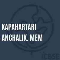 Kapahartari Anchalik. Mem Middle School Logo