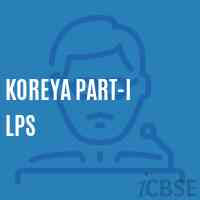 Koreya Part-I Lps Primary School Logo