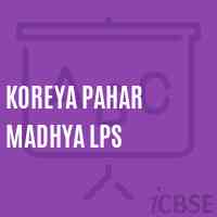 Koreya Pahar Madhya Lps Primary School Logo