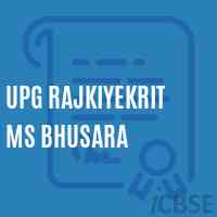 Upg Rajkiyekrit Ms Bhusara Middle School Logo