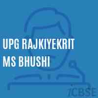 Upg Rajkiyekrit Ms Bhushi Middle School Logo