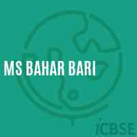 Ms Bahar Bari Middle School Logo