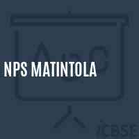 Nps Matintola Primary School Logo