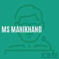 Ms Mahikhand Middle School Logo