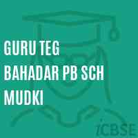 Guru Teg Bahadar Pb Sch Mudki Secondary School Logo