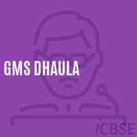 Gms Dhaula Middle School Logo