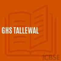Ghs Tallewal High School Logo