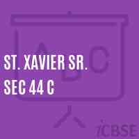 St. Xavier Sr. Sec 44 C Senior Secondary School Logo