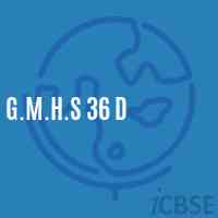 G.M.H.S 36 D Secondary School Logo