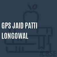 Gps Jaid Patti Longowal Primary School Logo