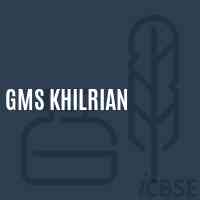 Gms Khilrian Middle School Logo
