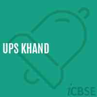 Ups Khand Middle School Logo