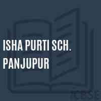 Isha Purti Sch. Panjupur Middle School Logo