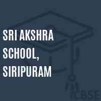 Sri Akshra School, Siripuram Logo