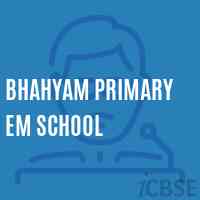 Bhahyam Primary Em School Logo