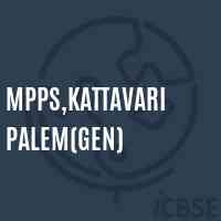 Mpps,Kattavari Palem(Gen) Primary School Logo